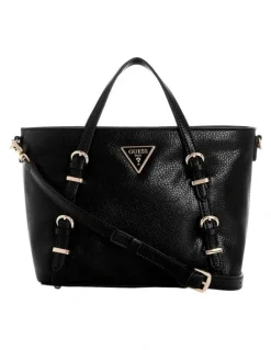 Guess Levia Mini Satchel Bag in Black