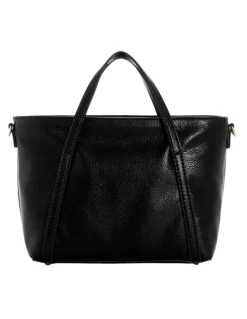 Guess Levia Mini Satchel Bag in Black