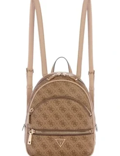 Guess Manhattan Backpack in Brown Logo
