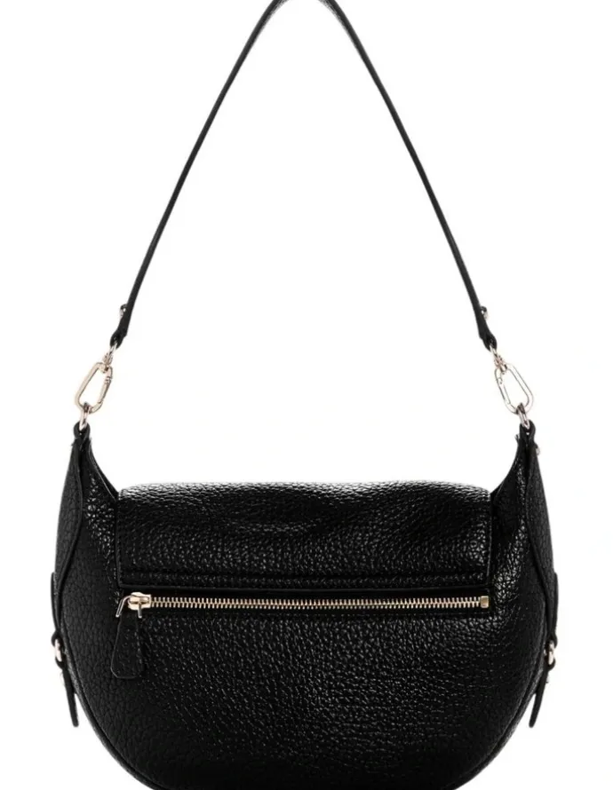 Guess Marsha Flap Shoulder Bag in Black
