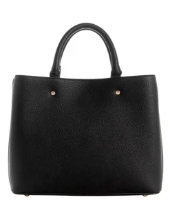 Guess Meridian Girlfriend Satchel Bag in Black