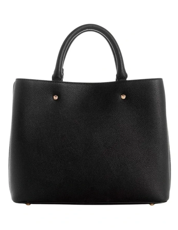 Guess Meridian Girlfriend Satchel Bag in Black