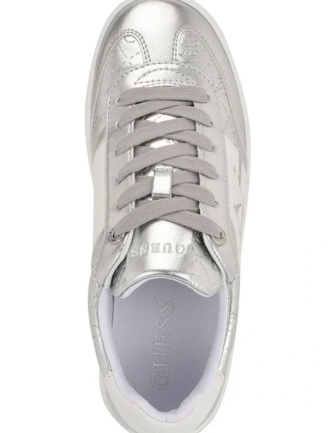 Guess Nochee 2 Sneakers in Silver Metallic