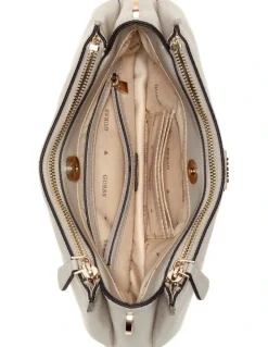 Guess Noelle Ii 3 Comp Shoulder Bag in Taupe