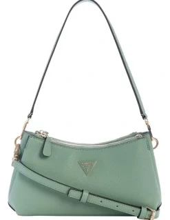 Guess Noelle Ii 3 Comp Shoulder Bag in Light Sage