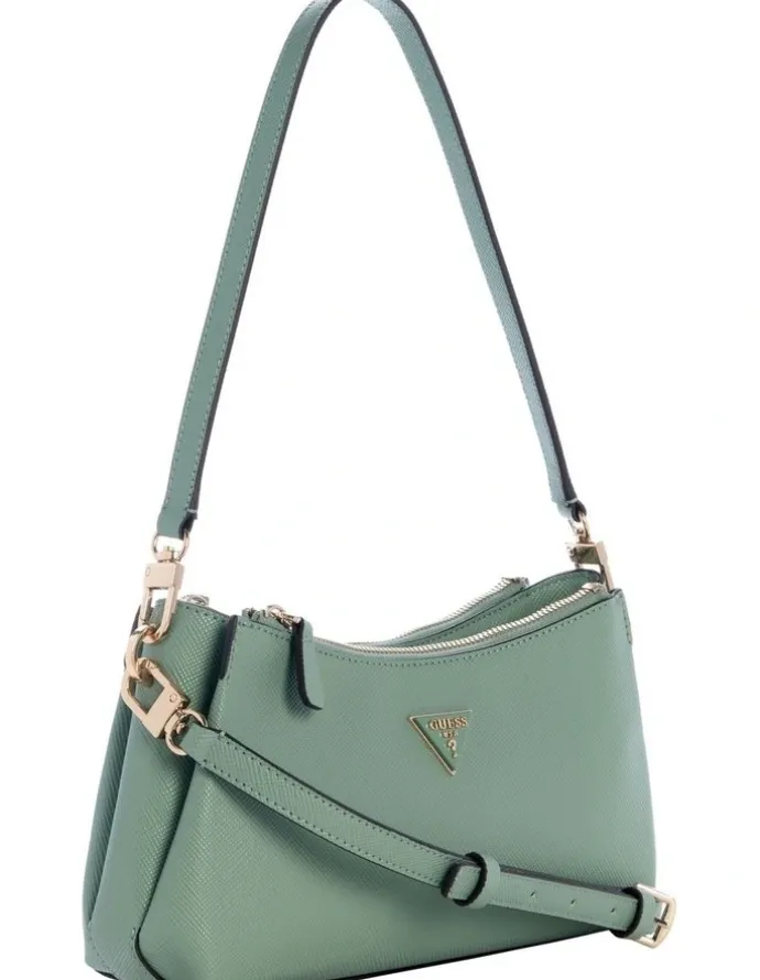 Guess Noelle Ii 3 Comp Shoulder Bag in Light Sage