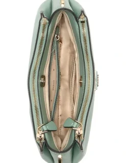 Guess Noelle Ii 3 Comp Shoulder Bag in Light Sage