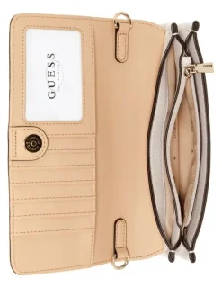Guess Noelle Ii Crossbody Bag in Latte Logo/Brown