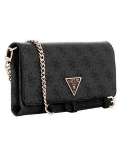 Guess Noelle Ii Crossbody Bag in Coal Logo