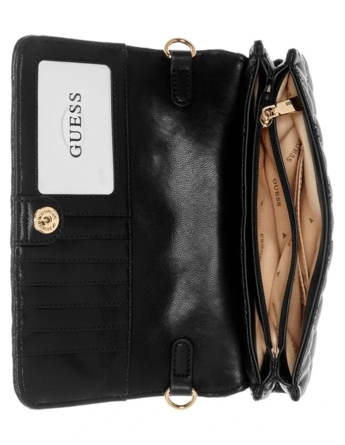 Guess Noelle Ii Crossbody Bag in Coal Logo