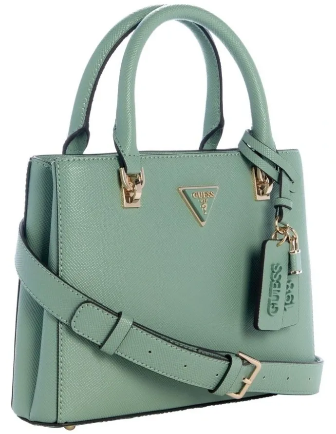 Guess Noelle Ii Sml Satchel Bag in Light Sage
