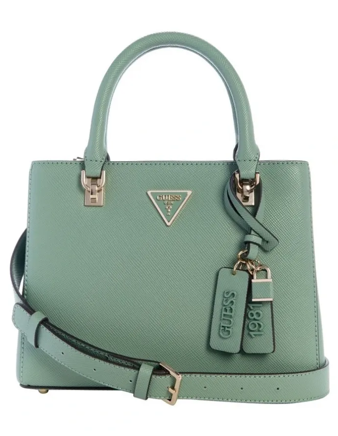 Guess Noelle Ii Sml Satchel Bag in Light Sage
