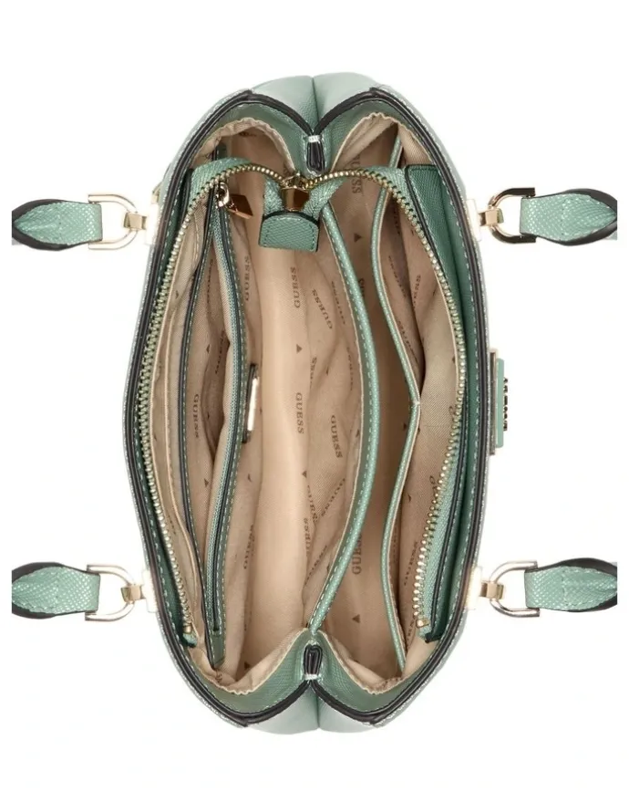 Guess Noelle Ii Sml Satchel Bag in Light Sage