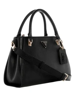 Guess Noelle Luxury Satchel Bag in Black
