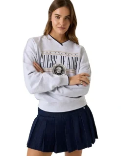 Guess Over Sized Vintage Sweater in Grey