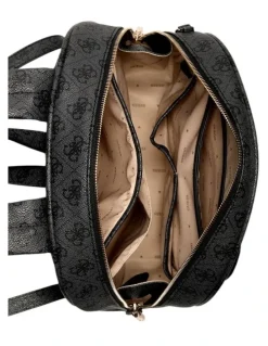 Guess Power Play Large Backpack in Black Logo