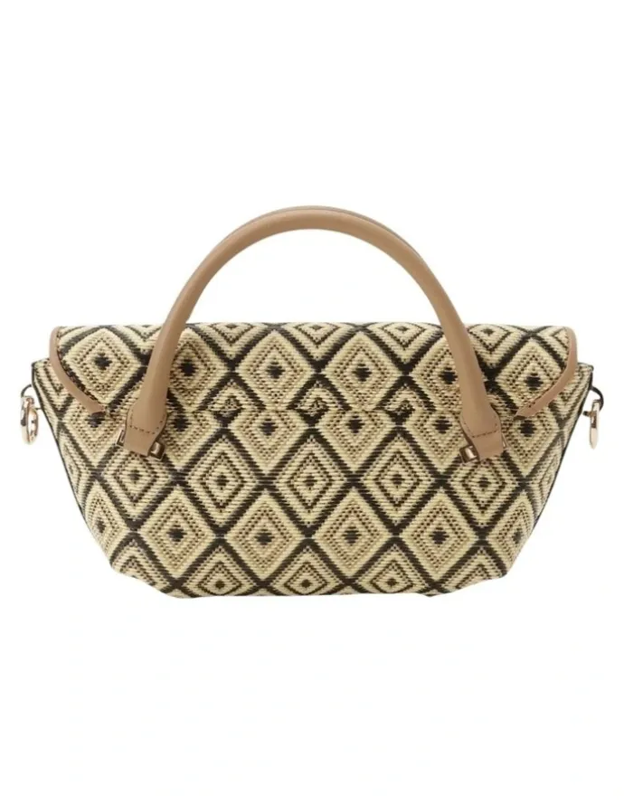 Guess Sophia Mini Satchel Bag in Lemon