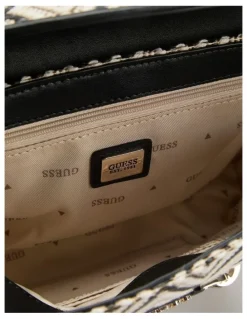 Guess Sophia Mini Satchel Bag in Black