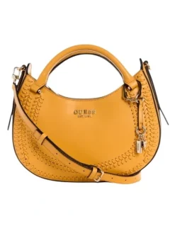 Guess Tatum Satchel Bag in Marigold