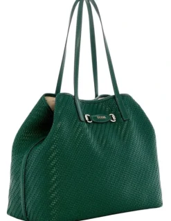 Guess Vikky 2 in 1 Large Tote Bag in Forest