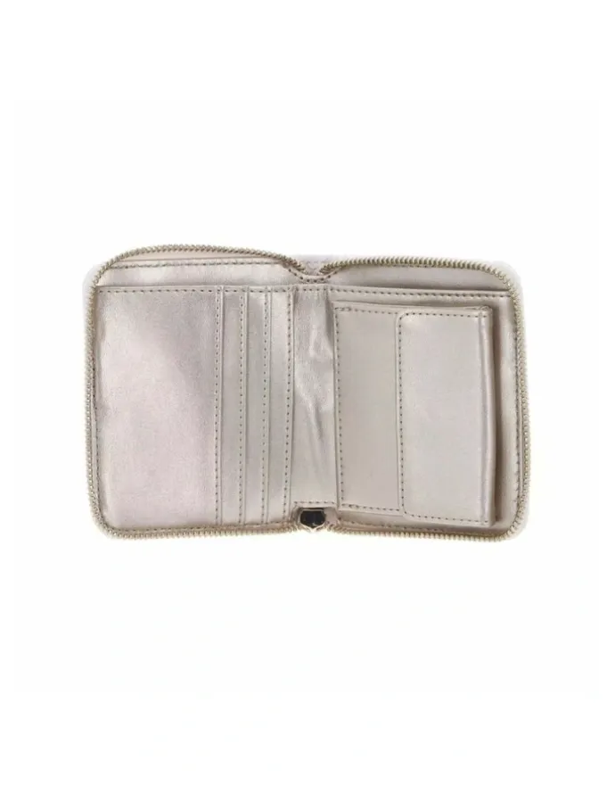 Guess Yarmilla Small Zip Around Wallet in White