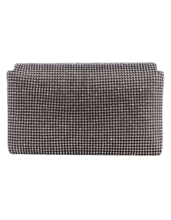 Guess Zalina Clutch Bag in Silver