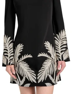 Guess Eco Angele Placed Mini Dress in Black