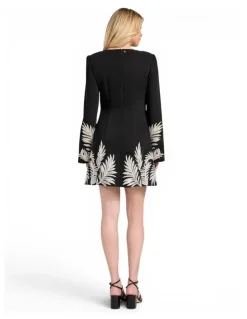 Guess Eco Angele Placed Mini Dress in Black