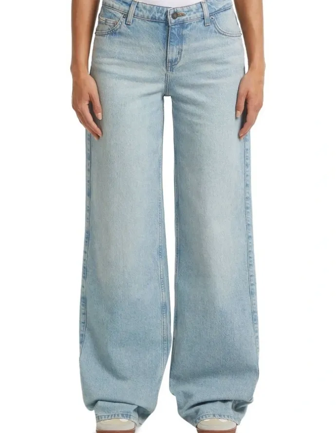 Guess Jeans G11 Wide Leg Jeans in River Light Vintage