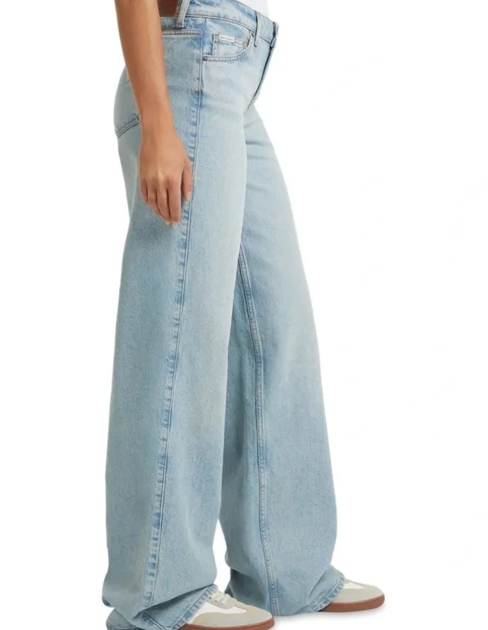 Guess Jeans G11 Wide Leg Jeans in River Light Vintage