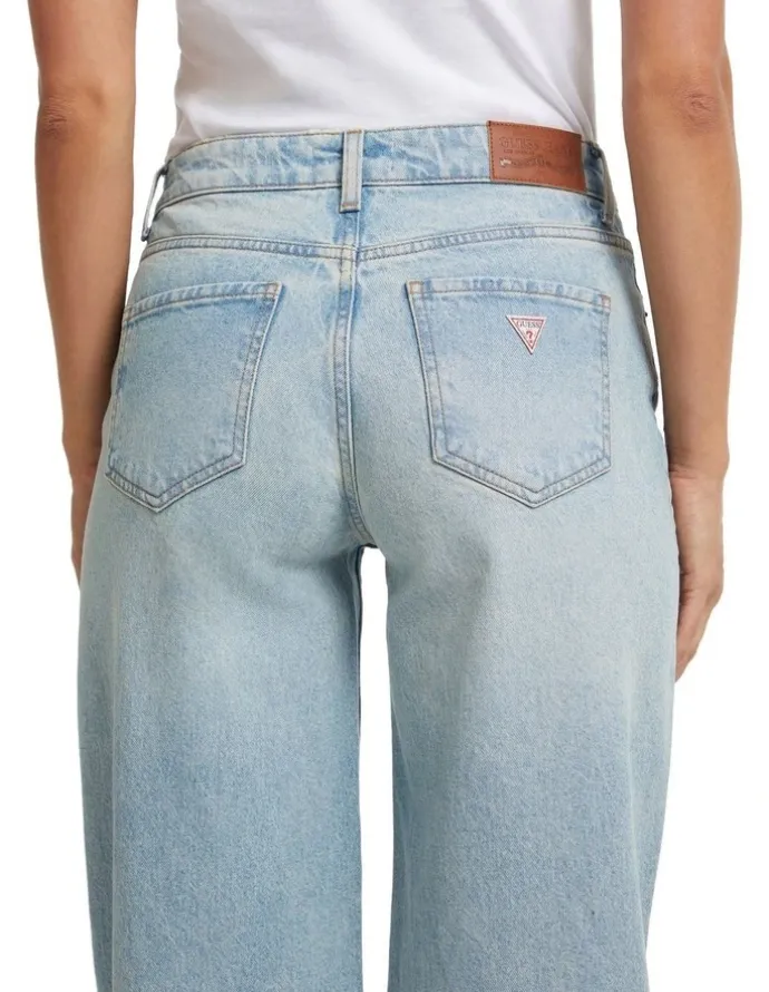 Guess Jeans G11 Wide Leg Jeans in River Light Vintage