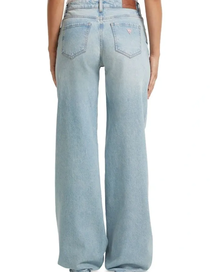 Guess Jeans G11 Wide Leg Jeans in River Light Vintage