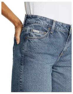 Guess Jeans G11 Wide Leg Jeans in Medium Used Wash