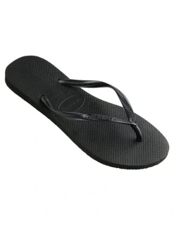 Havaianas Slim Thongs in Black