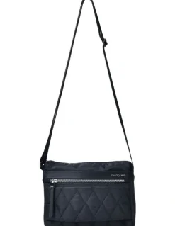 Hedgren Eye Quilted Crossbody Bag in Black