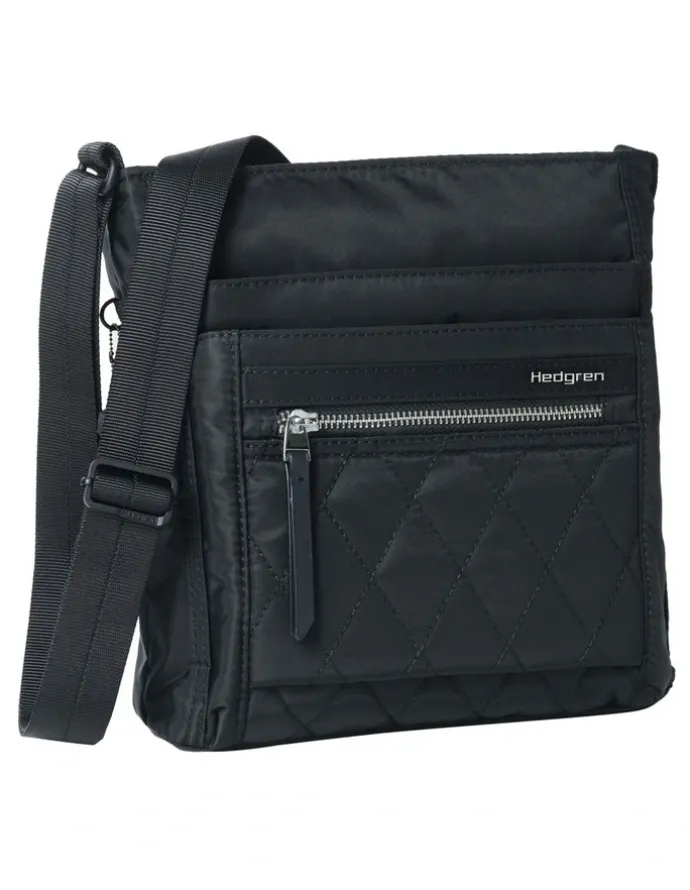 Hedgren Orva Quilted Crossbody Bag in Black