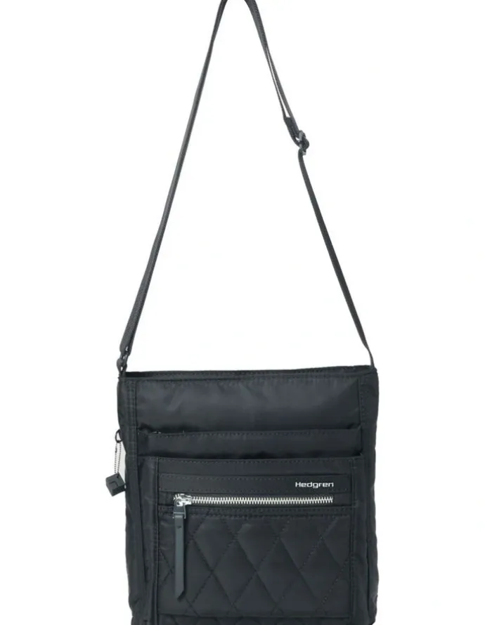 Hedgren Orva Quilted Crossbody Bag in Black