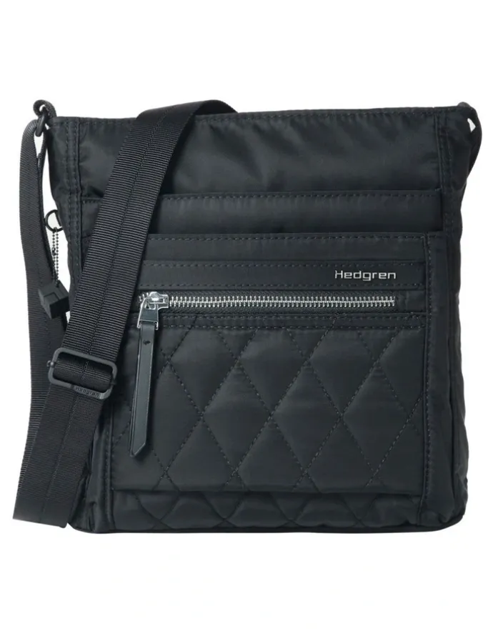 Hedgren Orva Quilted Crossbody Bag in Black