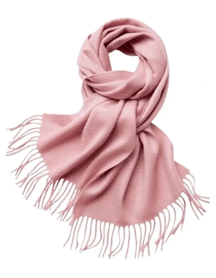 Heirloom Cashmere Cashmere Woven Scarf in Pink