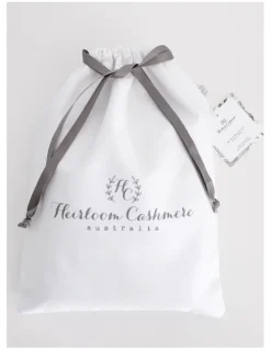 Heirloom Cashmere Cashmere Lightweight Shawl in Ivory