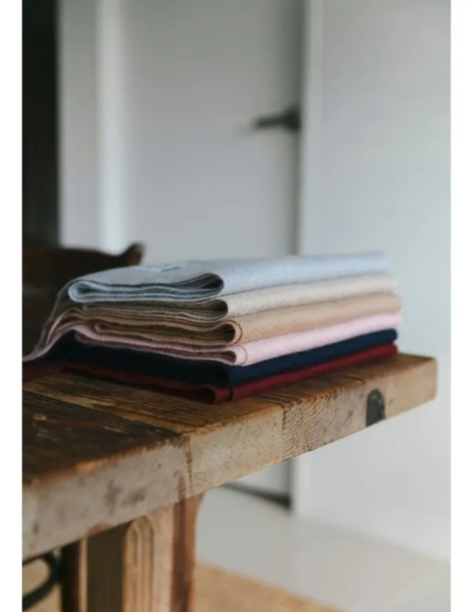 Heirloom Cashmere Cashmere Woven Scarf in Sand