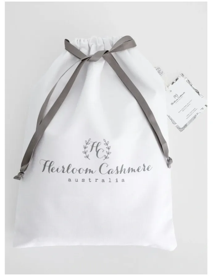Heirloom Cashmere Cashmere Woven Scarf in Sand