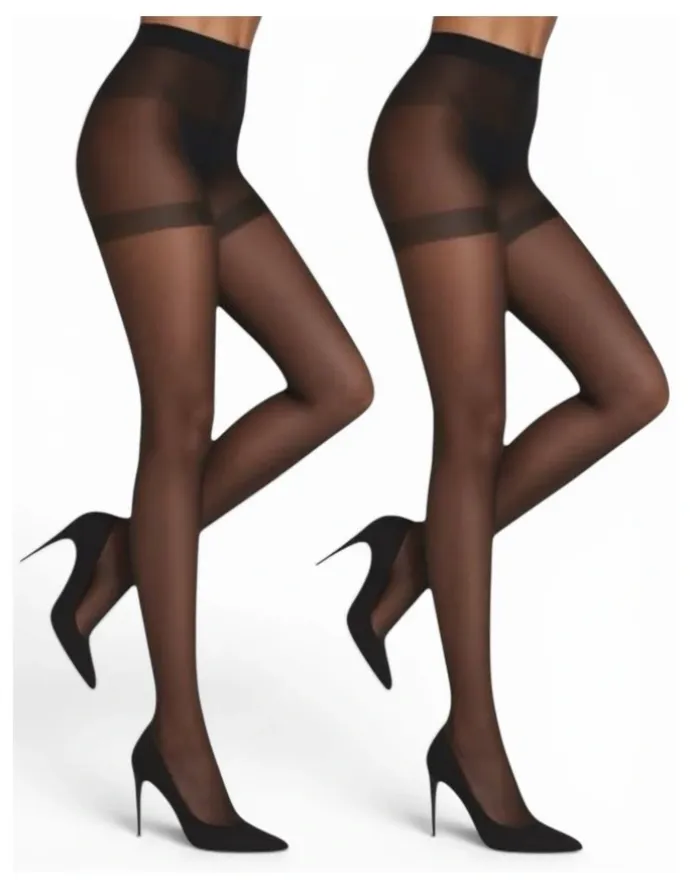 High Heel Jungle 20 Denier The Daily Lift Tights - 2 Pairs