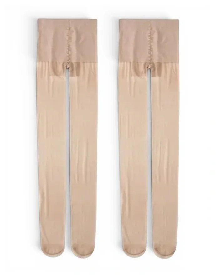 High Heel Jungle 15 Denier Silky Slimming Sheer Tights - 2 Packs