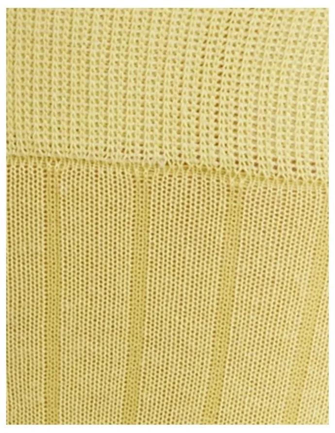 High Heel Jungle Arcade Tall Socks in Yellow