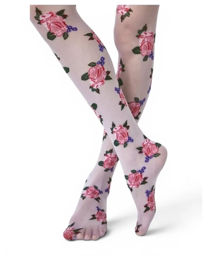 High Heel Jungle Blushing Sheer Tights