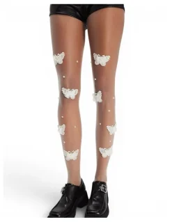 High Heel Jungle Butterfly Kisses Tights