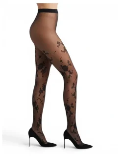 High Heel Jungle Floral Sheer Tights
