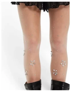 High Heel Jungle Glac Fleur Tights
