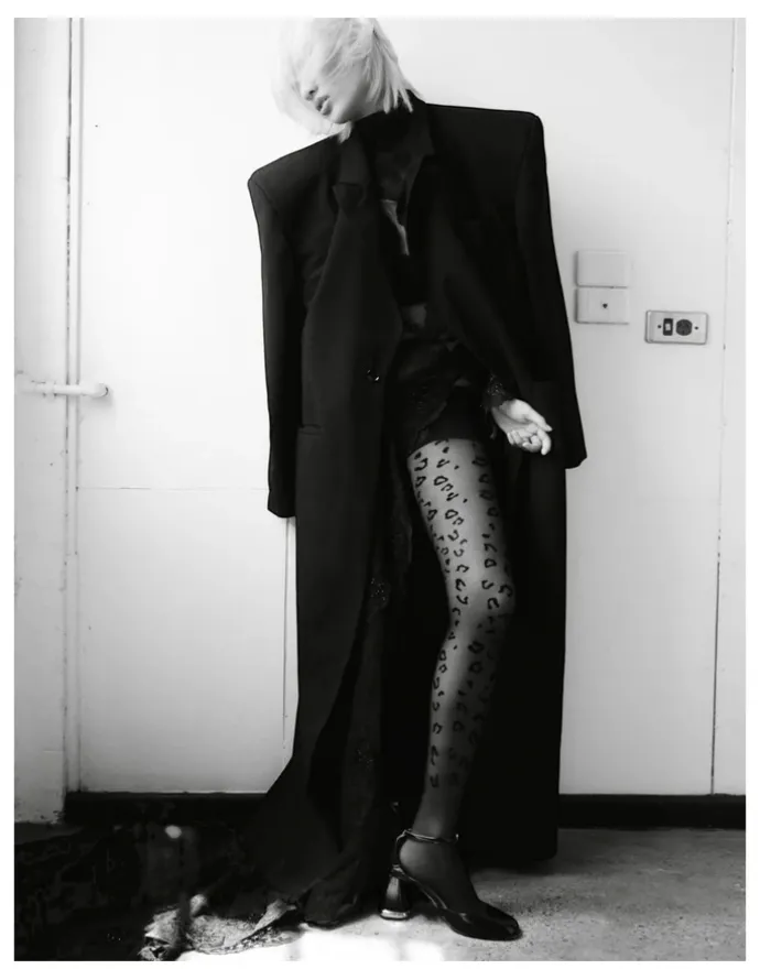 High Heel Jungle Leopard Print Tights